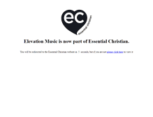 Tablet Screenshot of elevationmusic.com